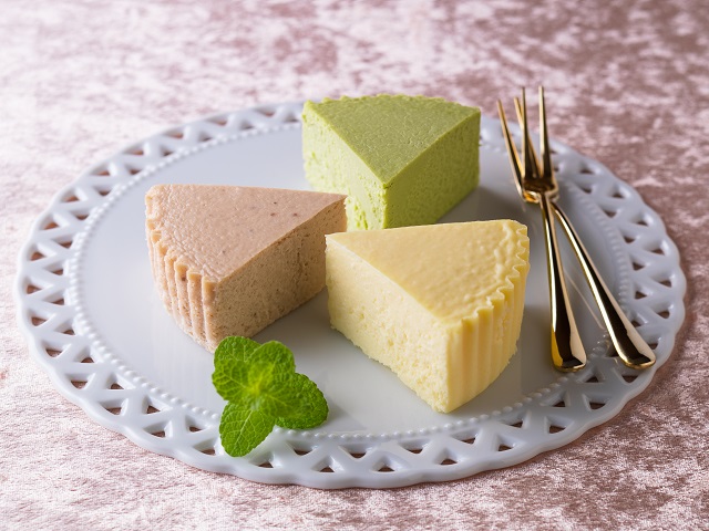 チーズケーキ3種